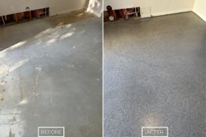 Concrete grinding project in Palm Desert.