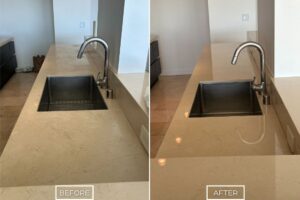 StoneShine marble polishing project in West Hollywood