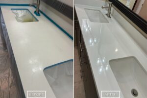 StoneShine quartz polishing project in Los Angeles